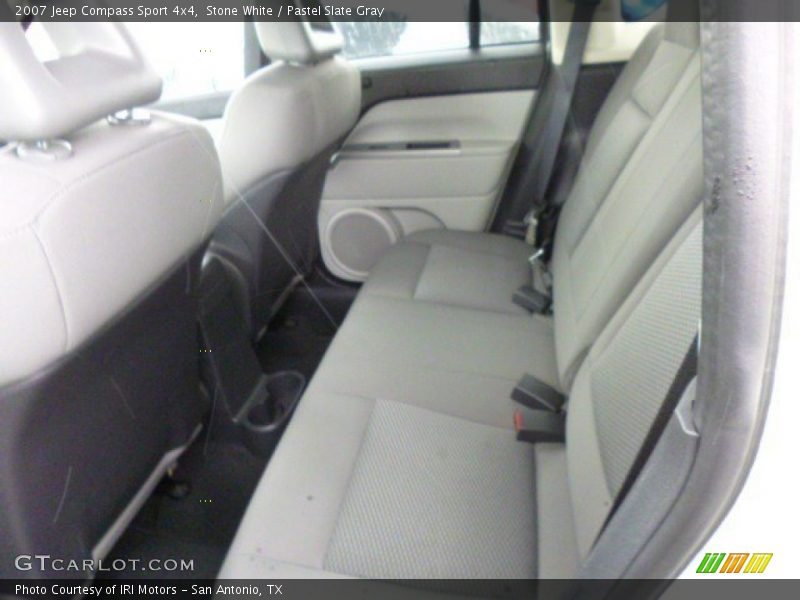 Stone White / Pastel Slate Gray 2007 Jeep Compass Sport 4x4