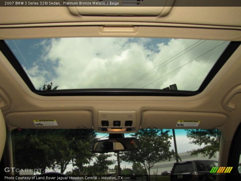 Platinum Bronze Metallic / Beige 2007 BMW 3 Series 328i Sedan