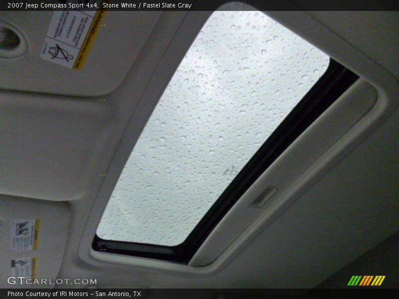 Stone White / Pastel Slate Gray 2007 Jeep Compass Sport 4x4