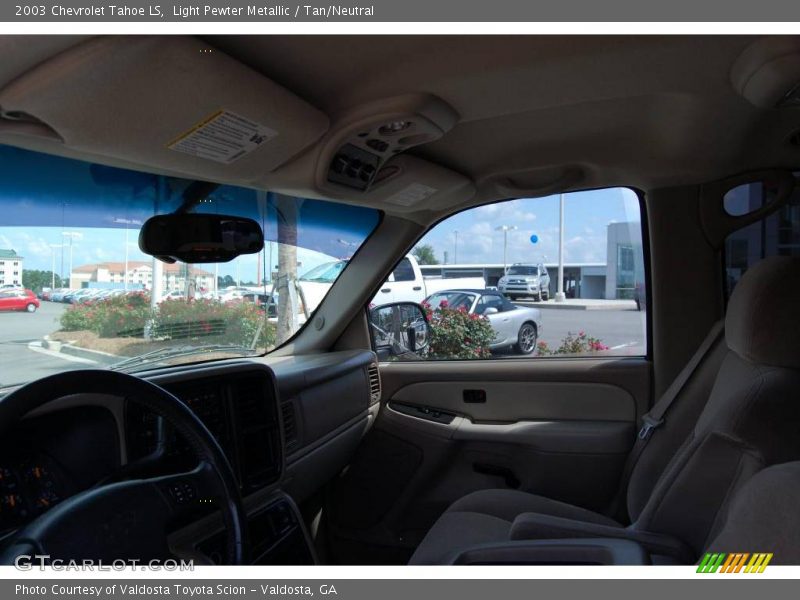 Light Pewter Metallic / Tan/Neutral 2003 Chevrolet Tahoe LS