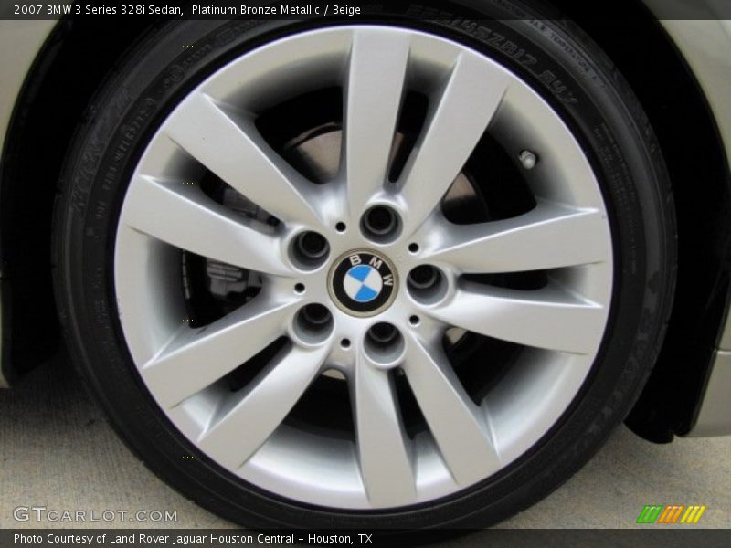Platinum Bronze Metallic / Beige 2007 BMW 3 Series 328i Sedan