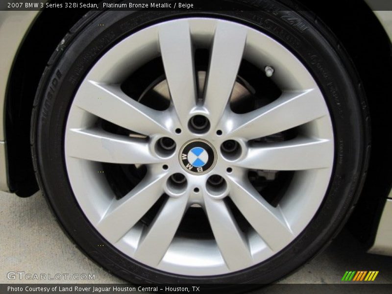 Platinum Bronze Metallic / Beige 2007 BMW 3 Series 328i Sedan