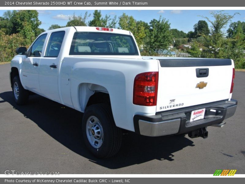 Summit White / Dark Titanium 2014 Chevrolet Silverado 2500HD WT Crew Cab