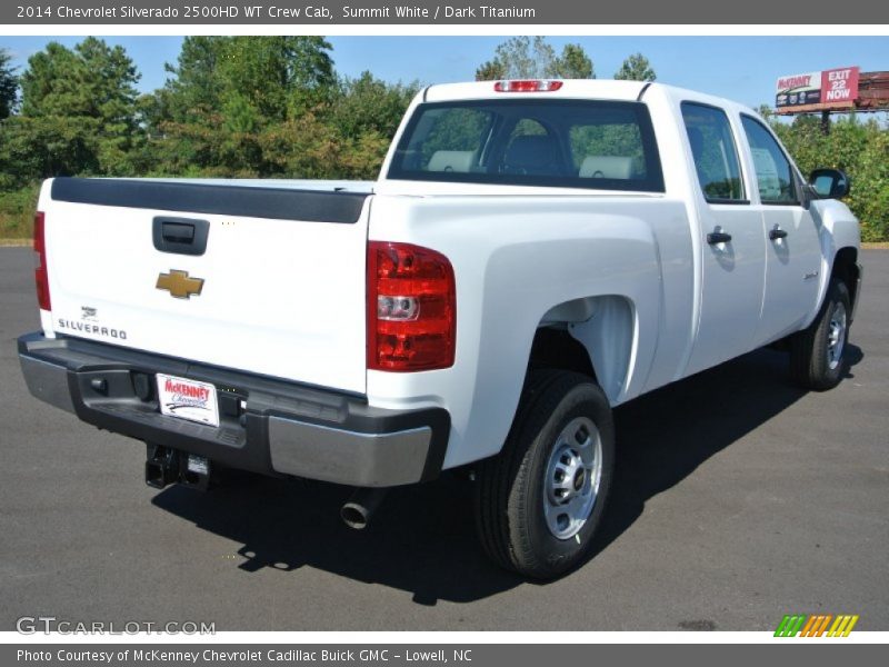 Summit White / Dark Titanium 2014 Chevrolet Silverado 2500HD WT Crew Cab