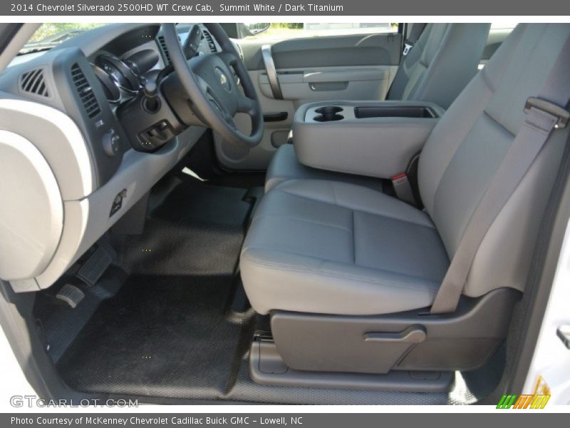 Summit White / Dark Titanium 2014 Chevrolet Silverado 2500HD WT Crew Cab