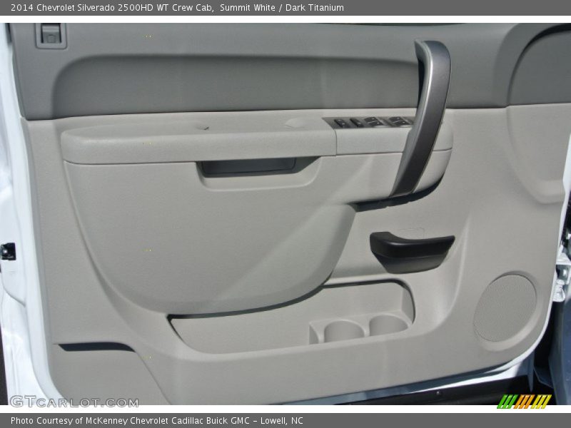 Summit White / Dark Titanium 2014 Chevrolet Silverado 2500HD WT Crew Cab