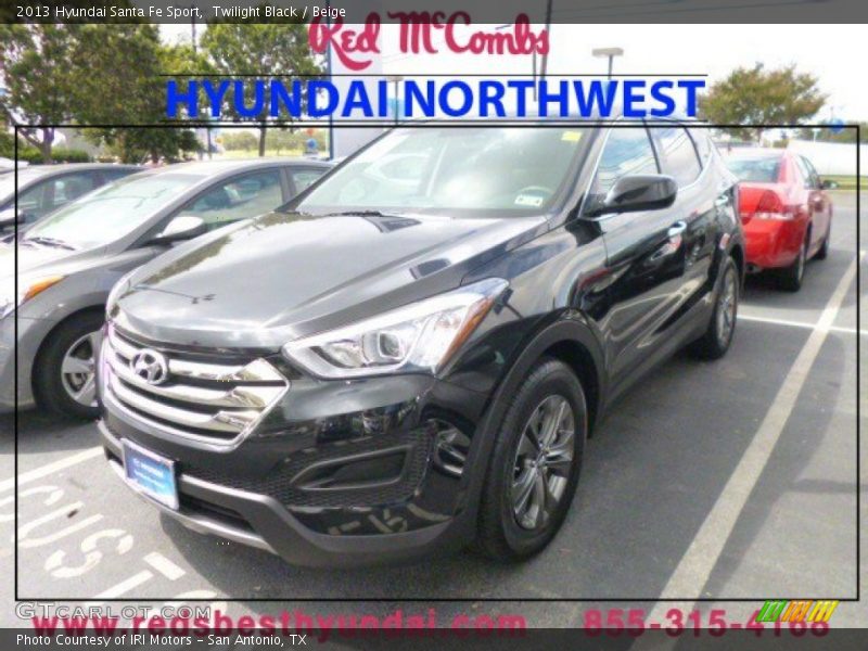 Twilight Black / Beige 2013 Hyundai Santa Fe Sport