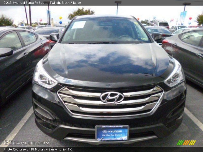 Twilight Black / Beige 2013 Hyundai Santa Fe Sport
