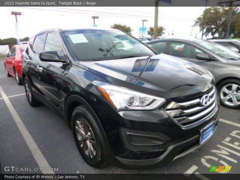 Twilight Black / Beige 2013 Hyundai Santa Fe Sport