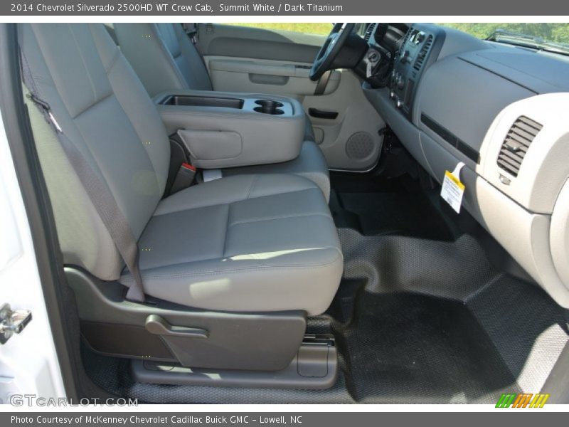 Summit White / Dark Titanium 2014 Chevrolet Silverado 2500HD WT Crew Cab