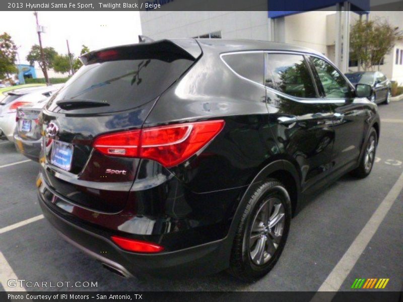 Twilight Black / Beige 2013 Hyundai Santa Fe Sport