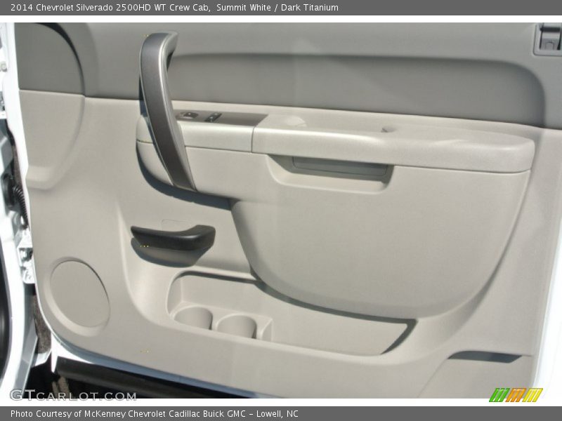 Summit White / Dark Titanium 2014 Chevrolet Silverado 2500HD WT Crew Cab
