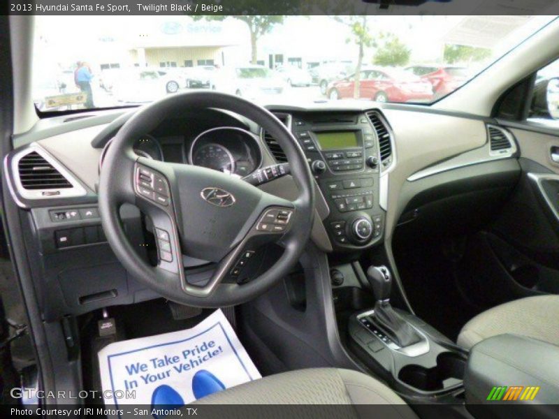 Twilight Black / Beige 2013 Hyundai Santa Fe Sport