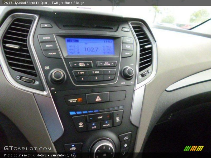 Twilight Black / Beige 2013 Hyundai Santa Fe Sport