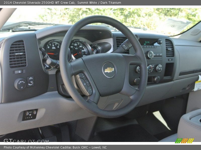 Summit White / Dark Titanium 2014 Chevrolet Silverado 2500HD WT Crew Cab