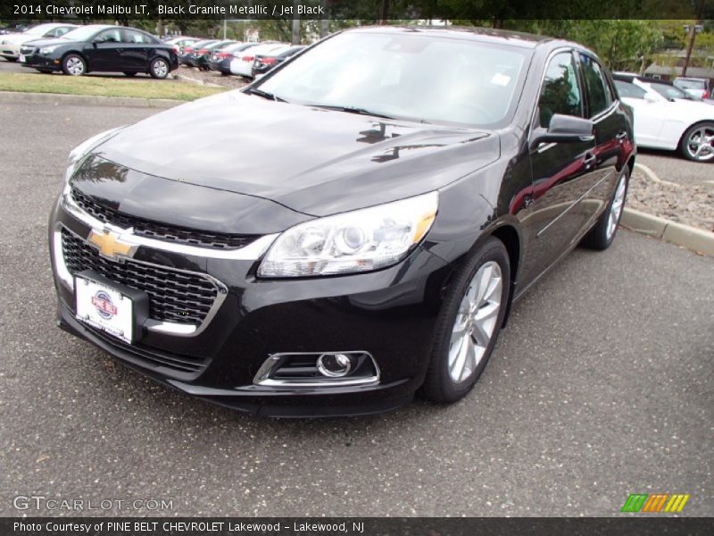 Black Granite Metallic / Jet Black 2014 Chevrolet Malibu LT