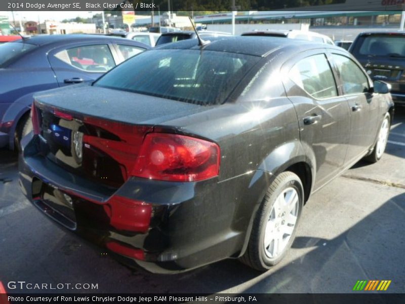 Black Clear Coat / Black 2014 Dodge Avenger SE