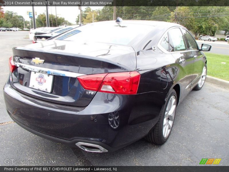 Blue Ray Metallic / Jet Black/Mojave 2014 Chevrolet Impala LTZ