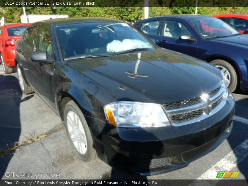 Black Clear Coat / Black 2014 Dodge Avenger SE