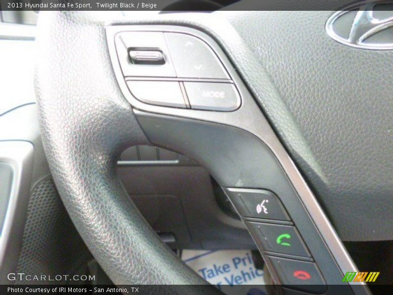 Twilight Black / Beige 2013 Hyundai Santa Fe Sport