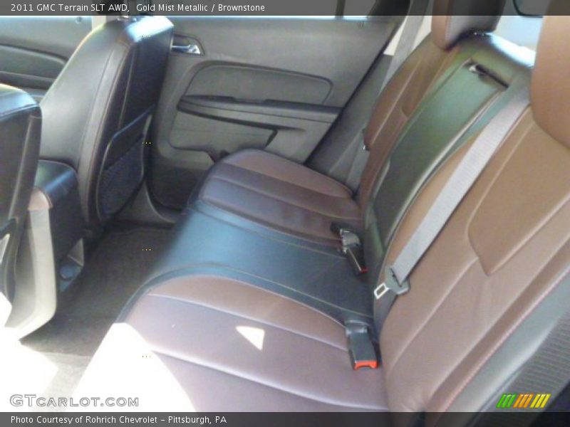 Gold Mist Metallic / Brownstone 2011 GMC Terrain SLT AWD