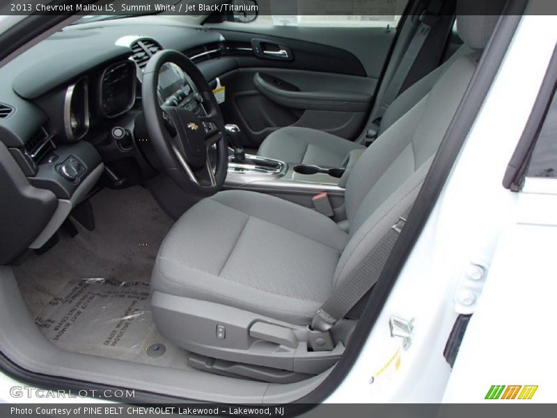 Summit White / Jet Black/Titanium 2013 Chevrolet Malibu LS