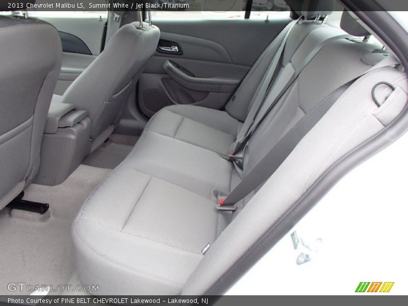 Summit White / Jet Black/Titanium 2013 Chevrolet Malibu LS