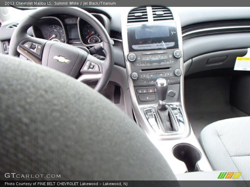 Summit White / Jet Black/Titanium 2013 Chevrolet Malibu LS