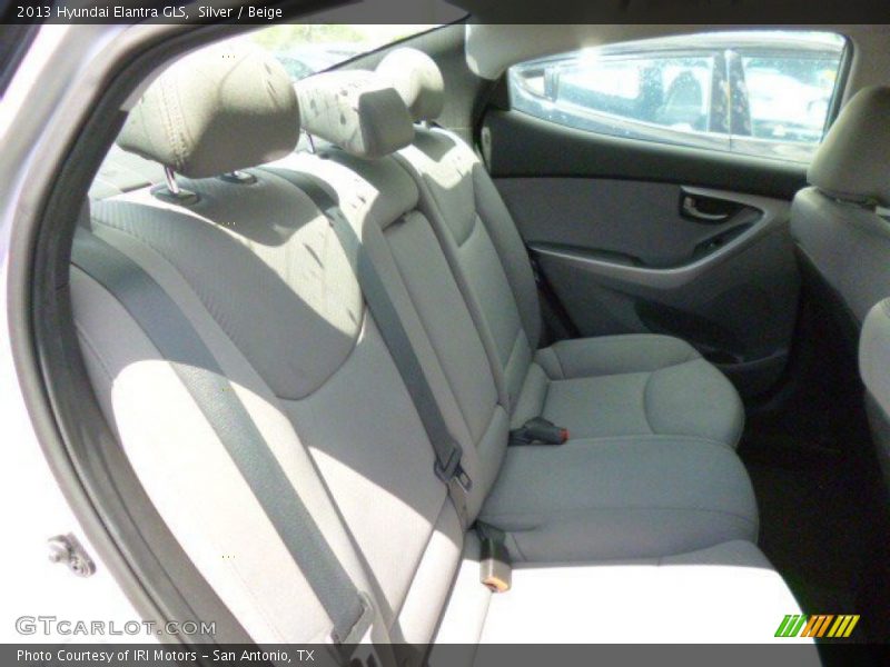 Silver / Beige 2013 Hyundai Elantra GLS