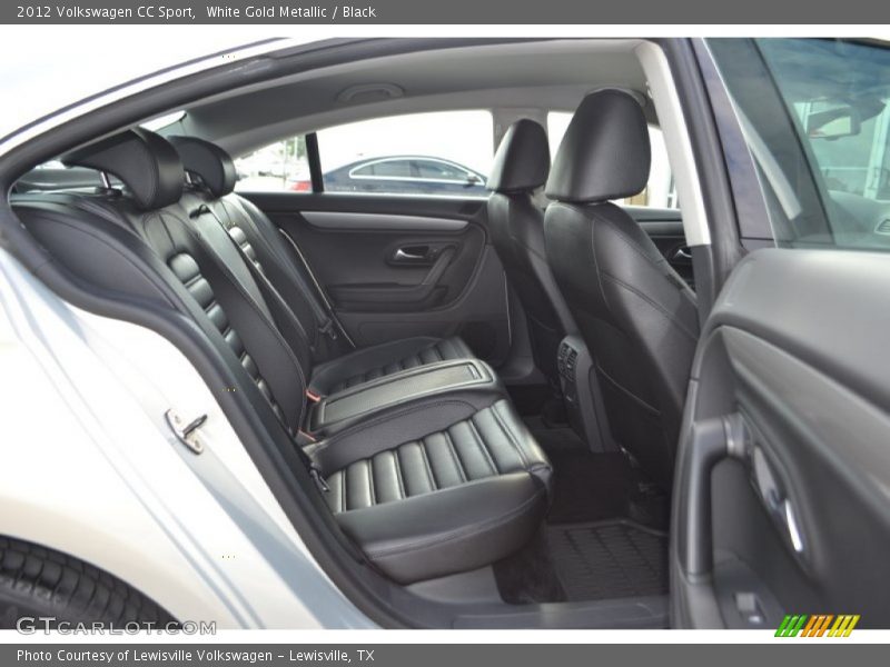 White Gold Metallic / Black 2012 Volkswagen CC Sport