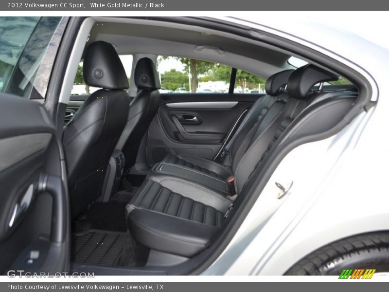 White Gold Metallic / Black 2012 Volkswagen CC Sport