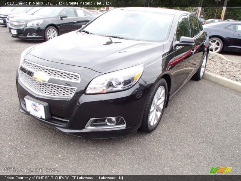 Black Granite Metallic / Jet Black 2013 Chevrolet Malibu LTZ