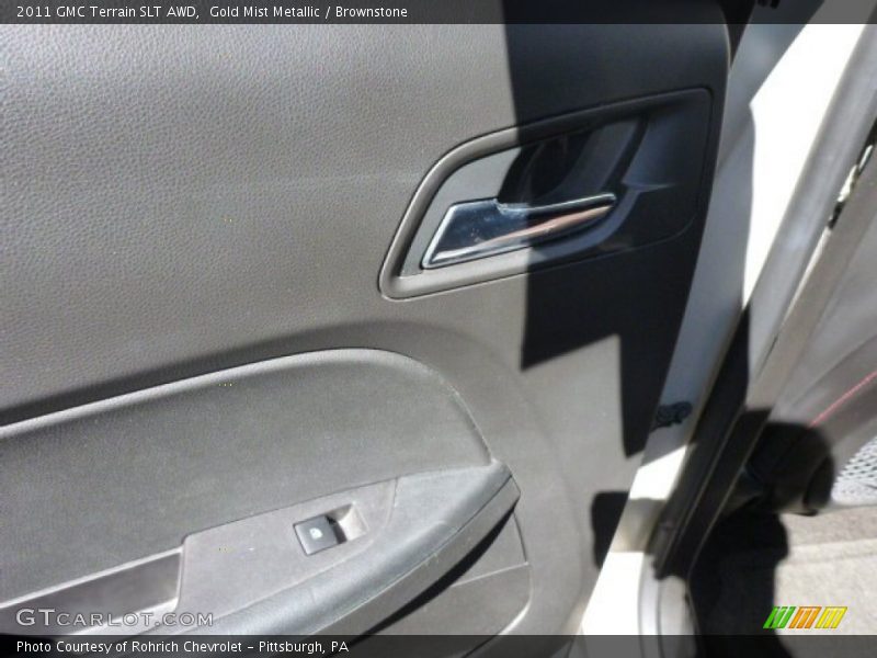 Gold Mist Metallic / Brownstone 2011 GMC Terrain SLT AWD