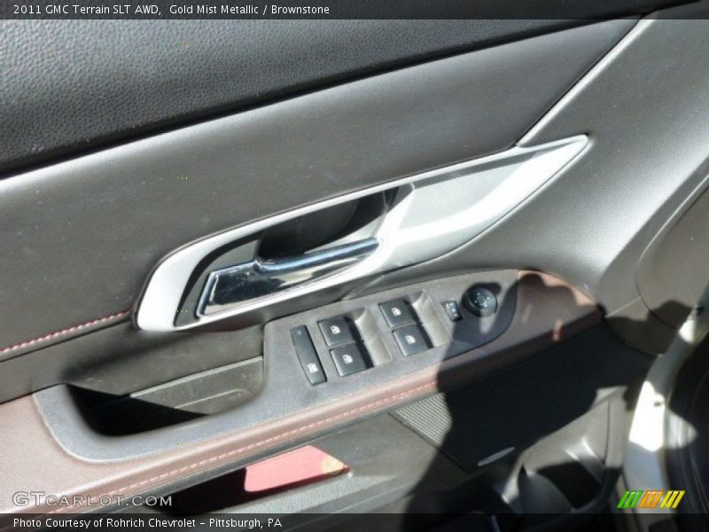 Gold Mist Metallic / Brownstone 2011 GMC Terrain SLT AWD