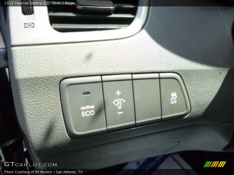 Silver / Beige 2013 Hyundai Elantra GLS