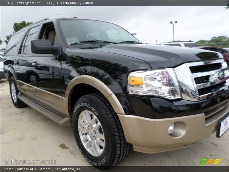 Tuxedo Black / Camel 2014 Ford Expedition EL XLT