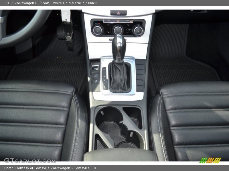 White Gold Metallic / Black 2012 Volkswagen CC Sport