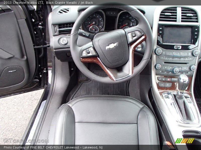 Black Granite Metallic / Jet Black 2013 Chevrolet Malibu LTZ