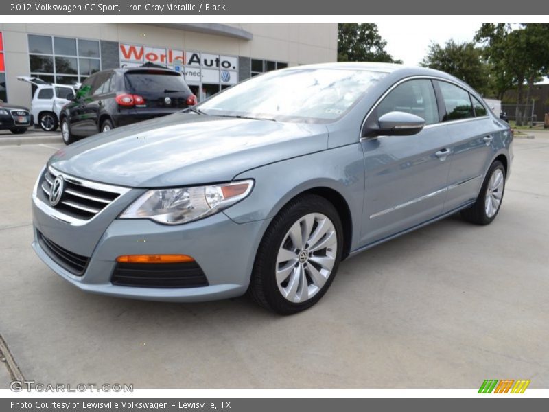 Iron Gray Metallic / Black 2012 Volkswagen CC Sport