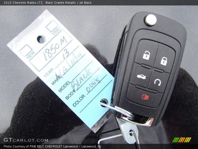 Black Granite Metallic / Jet Black 2013 Chevrolet Malibu LTZ