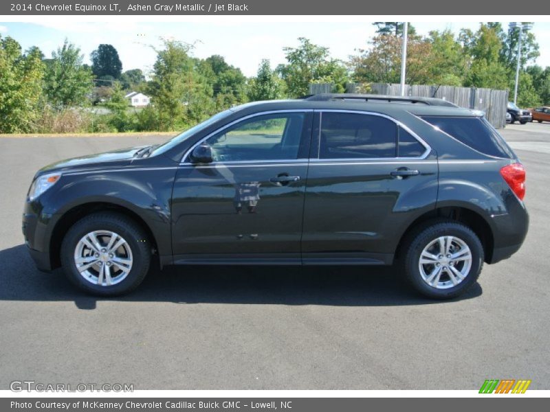 Ashen Gray Metallic / Jet Black 2014 Chevrolet Equinox LT