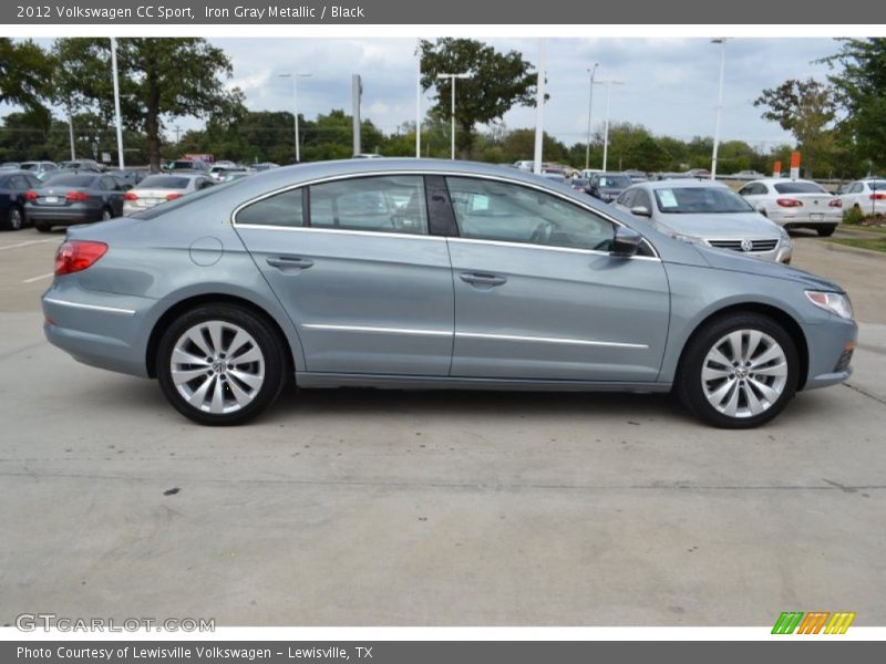 Iron Gray Metallic / Black 2012 Volkswagen CC Sport