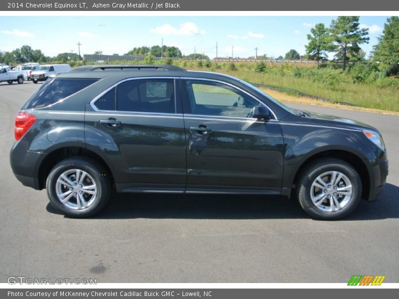 Ashen Gray Metallic / Jet Black 2014 Chevrolet Equinox LT