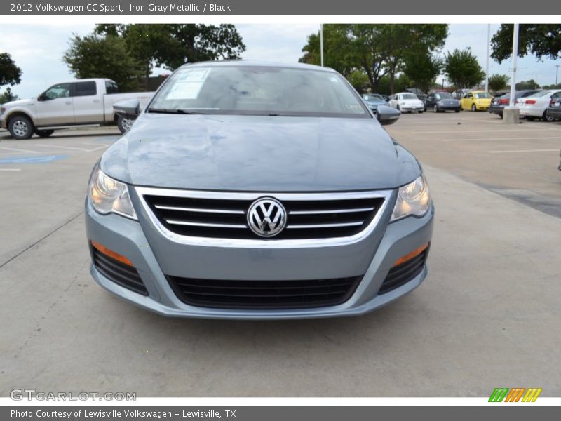 Iron Gray Metallic / Black 2012 Volkswagen CC Sport