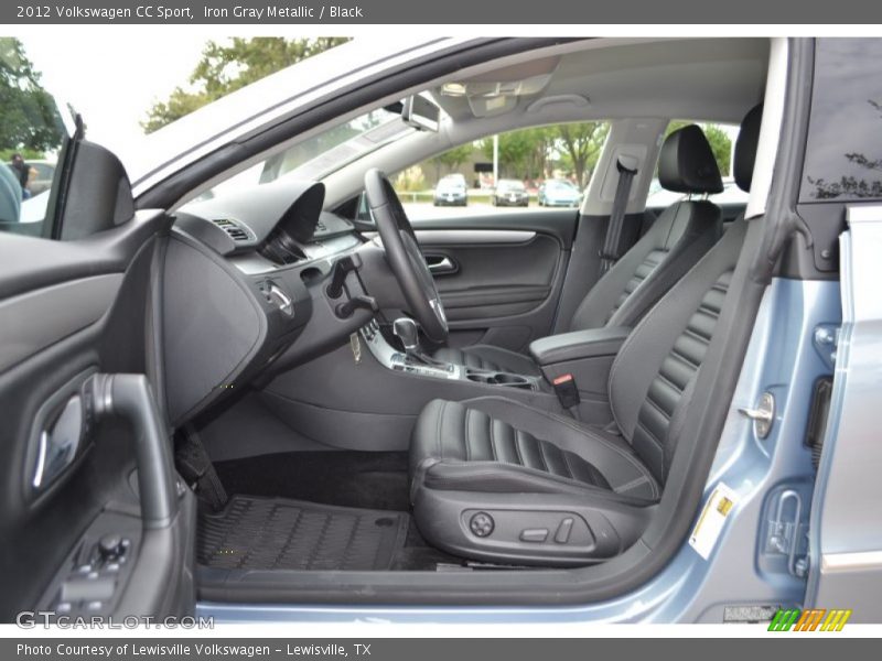Iron Gray Metallic / Black 2012 Volkswagen CC Sport