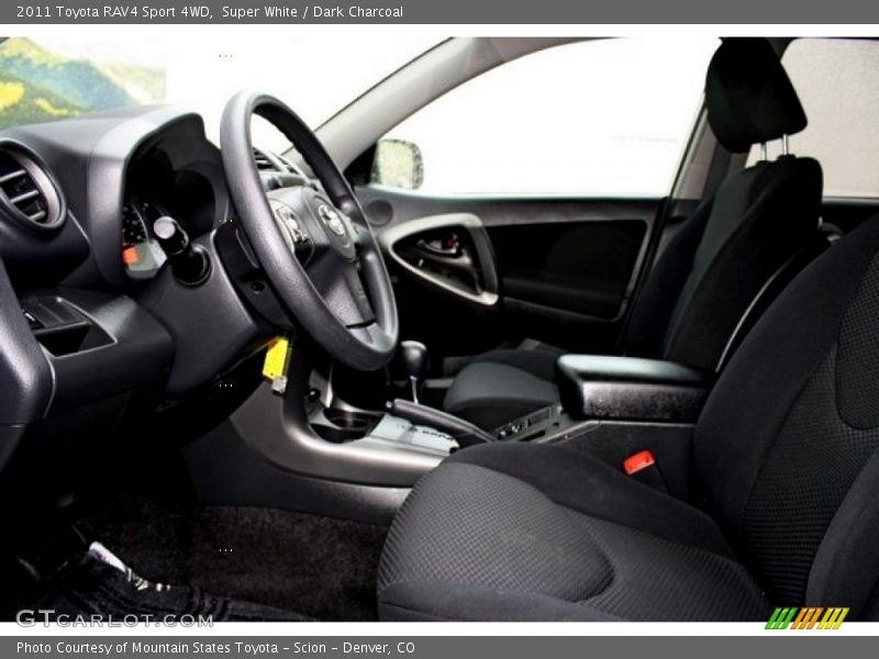 Super White / Dark Charcoal 2011 Toyota RAV4 Sport 4WD