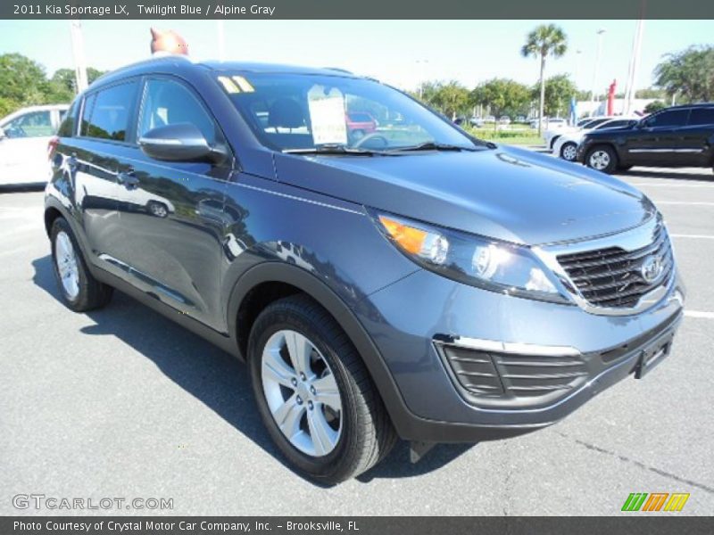 Twilight Blue / Alpine Gray 2011 Kia Sportage LX