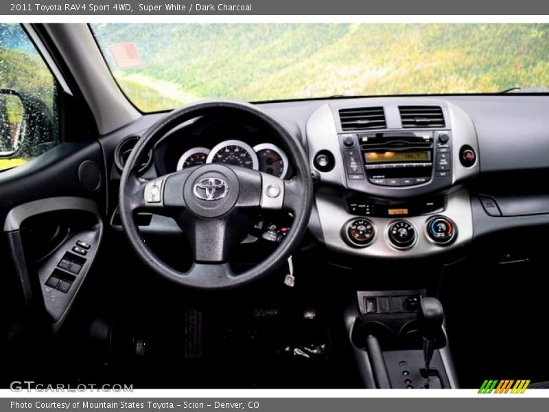 Super White / Dark Charcoal 2011 Toyota RAV4 Sport 4WD