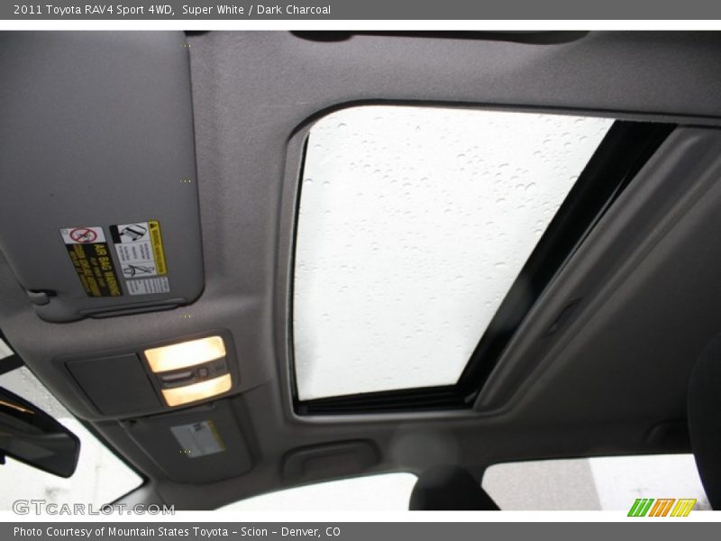 Super White / Dark Charcoal 2011 Toyota RAV4 Sport 4WD