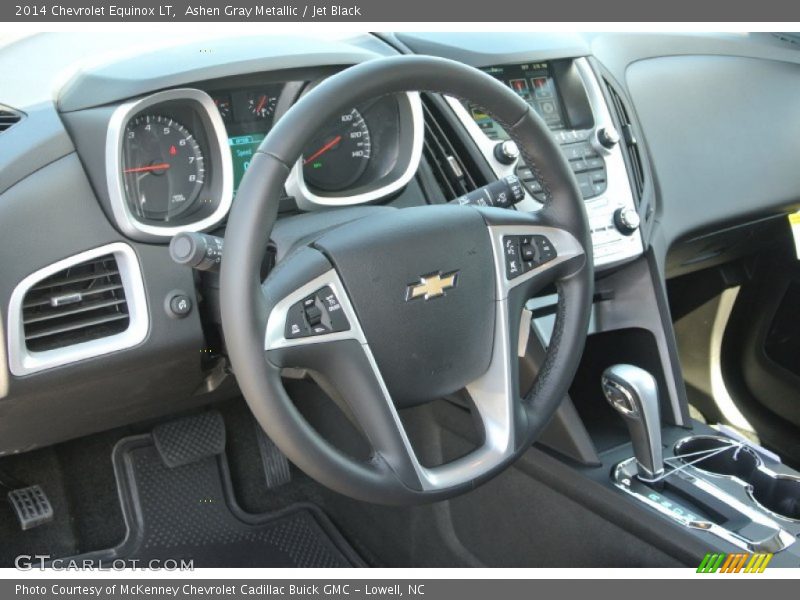 Ashen Gray Metallic / Jet Black 2014 Chevrolet Equinox LT